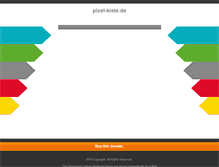 Tablet Screenshot of pixel-kiste.de